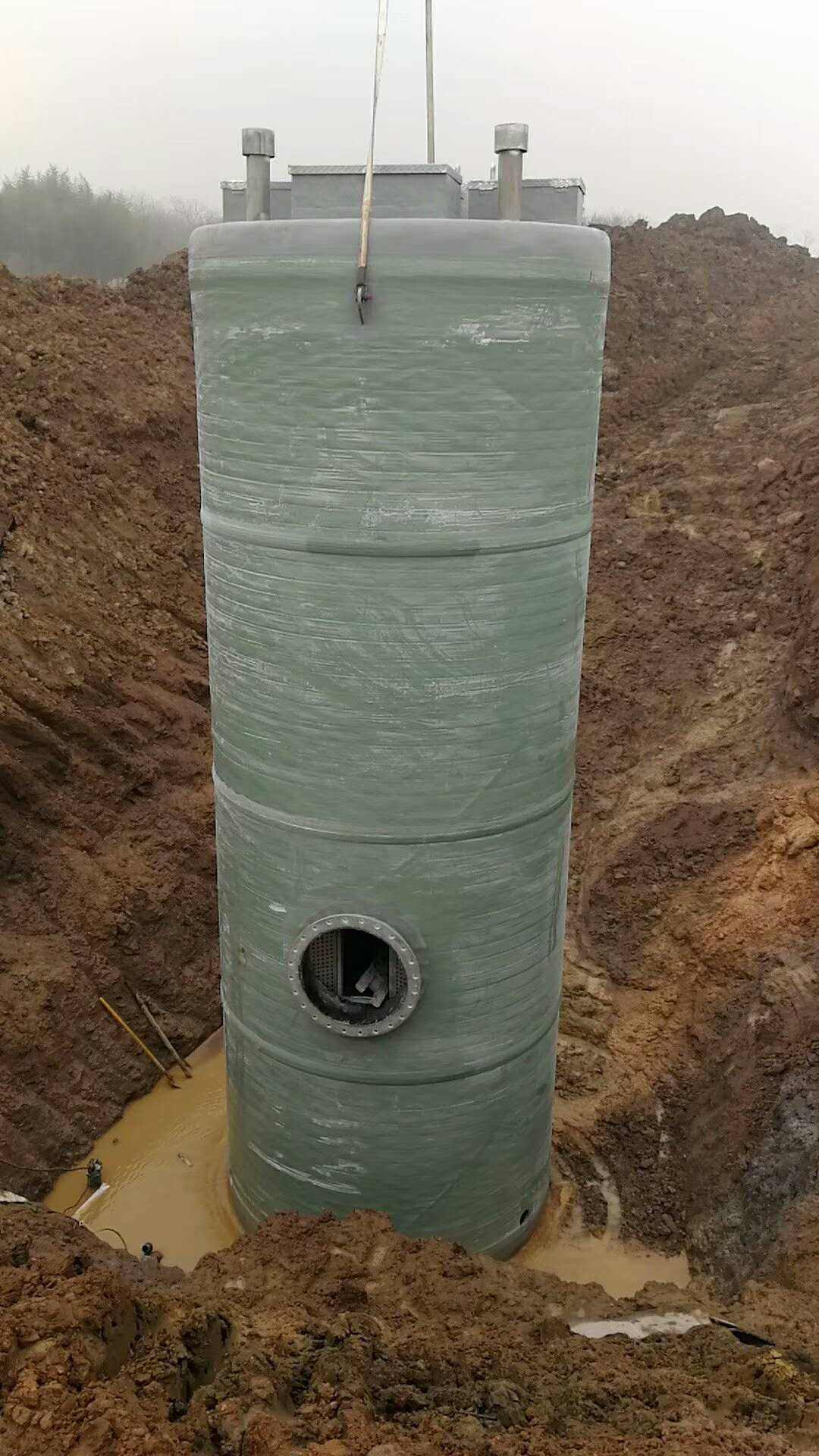 玻璃鋼一體化污水提升泵站的設計與制造方案